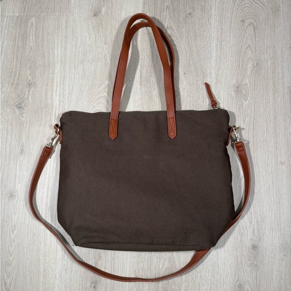 Old Navy Canvas Tote - Olive Green - Picture 2 of 5